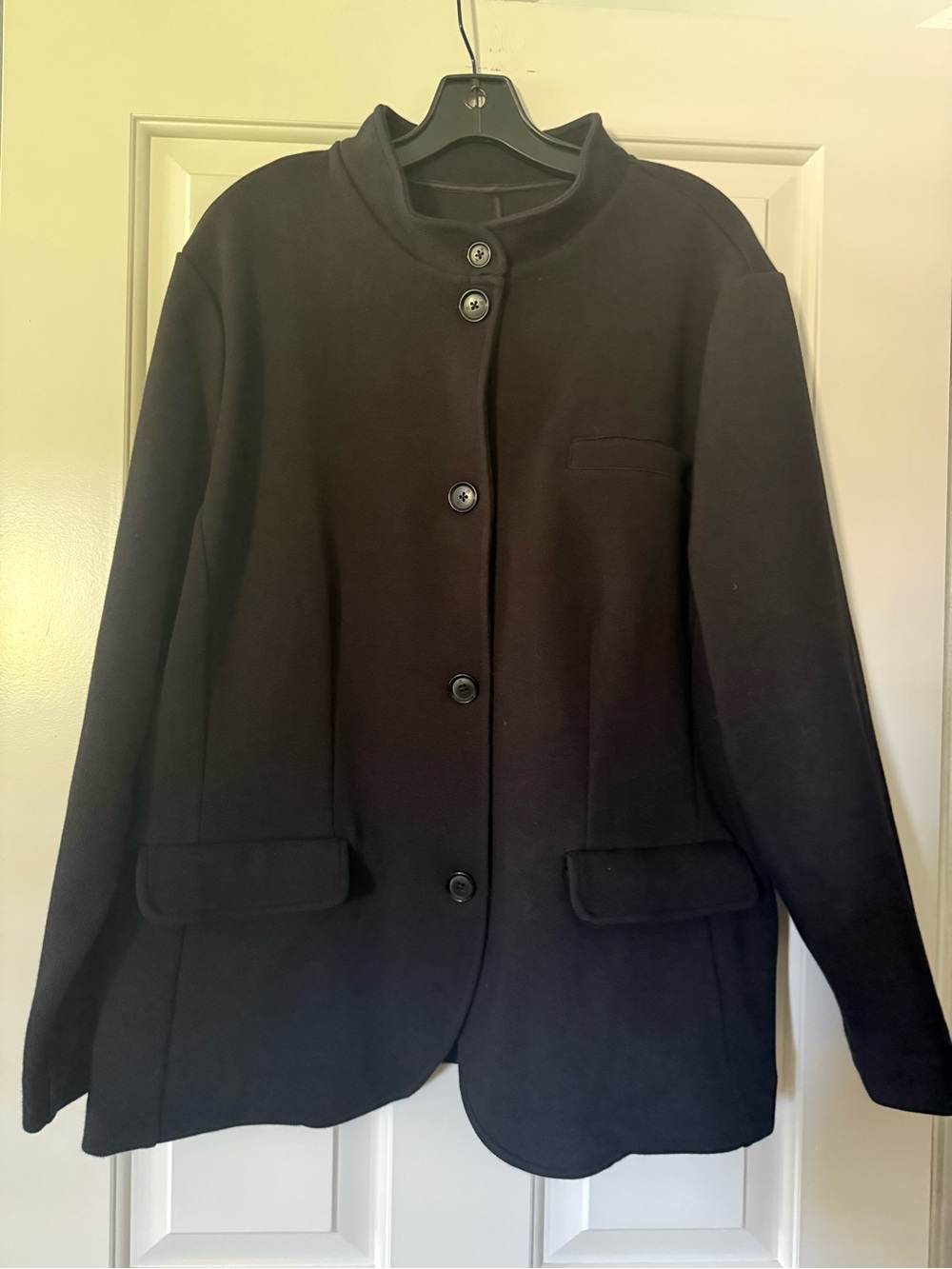 Banana Republic Knit Pique Black Blazer Jacket